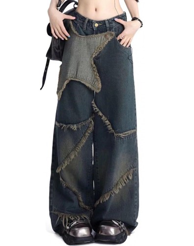 Dingjiuyan baggy jeans damen - jeans,