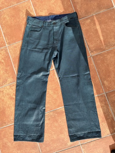 Blue waxed star baggy jeans - waxed, g-star