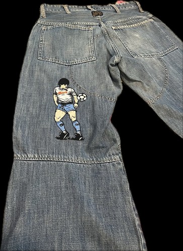 Vintage baggy star jeans - star,